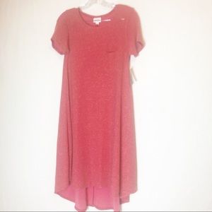 Shimmery Coral LuLaRoe XS CARLY dress